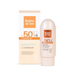 Protector Facial Fluido Color Nude Bioactiv FPS 50