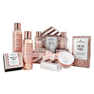 Bath Gift Set Rose Spa Box Vainilla & Aceite de Argán