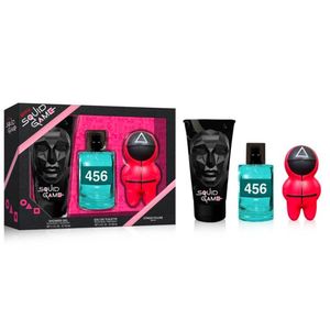 Set Los Juegos Del Calamar EDT 100 Ml + Shower Gel + Stress Figure