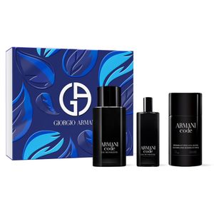 Set Armani Code EDT 75 Ml + Travel Size + DEO