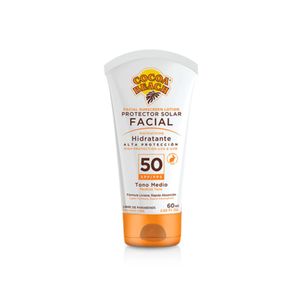 Protector Solar Facial Hidratante Tono Medio FPS 50