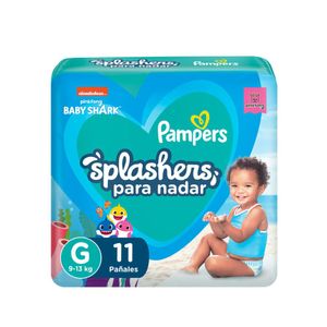 Pañales Splashers Baby Shark Para Nadar Talle G