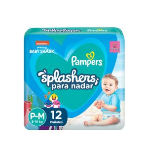 Pañales Splashers Baby Shark Para Nadar Talle P-M