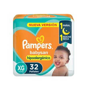 Pañales Babysan Hipoalergénico Talle XG