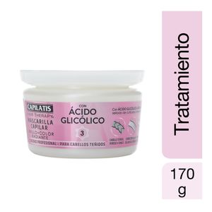 Mascarilla Capilar Con Ácido Glicólico Brillo + Color Radiante