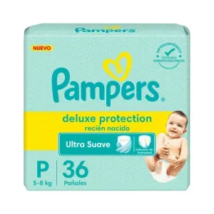 Pañales Deluxe Protection Recién Nacido Talle P