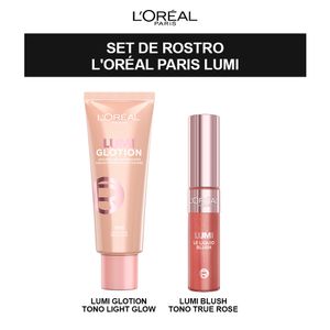 Set de Maquillaje Lumi: Lumi Glotion Light Glow + Lumi Blush True Rose