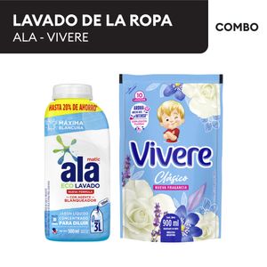 Combo Lavado De La Ropa - Ala | Vivere