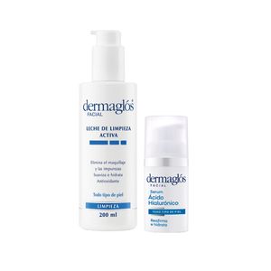 Kit Facial Leche de Limpieza + Serum Acido Hialurónico