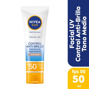 Protector Solar Facial Control Anti-Brillo Efecto Tonificante FPS 50