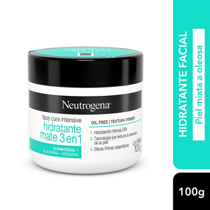 Crema Facial Hidratante Face Care Intensive Mate 3 En 1