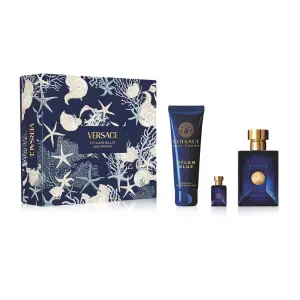 Set Dylan Blue EDT 100 Ml + 5 Ml + Shower Gel