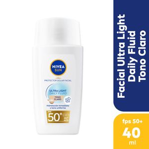 Protector Solar Facial Daily Fluid FPS 50 Tono Claro