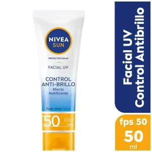 Protector Solar Facial Control Anti-Brillo Efecto Matificante FPS 50