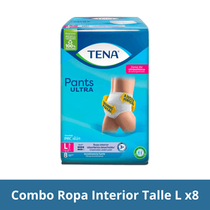 Combo Pants Ultra Talle L 8 Un Pack x8