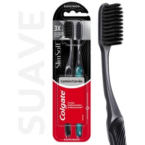 Cepillo Dental Slim Soft Black