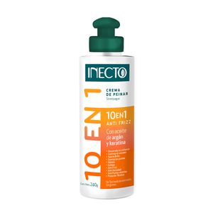 Crema De Peinar 10 En 1 Anti Frizz Con Aceite de Argán y Keratina