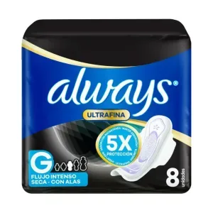 Toallitas Femeninas Nocturnas Ultrafina Seca