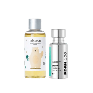 Kit Serum Hidratación Reparación y Luminosidad Facial VT PDRN Essence 100 + MIXSOON Centella Asiática Essence