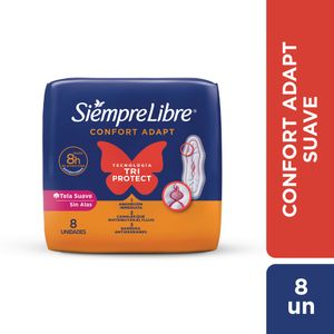 Toallas Femeninas Adapt Plus Suave Sin Alas