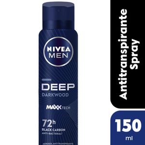 Desodorante Antitranspirante NIVEA MEN Deep Darkwood en Aerosol