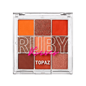 2-en-1 Multi Makeup Palette 2 Gamas de Colores Topaz Ruby Kisses