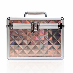 Maletín Organizador de Maquillaje Mia Colors Rosa Gold 21×15×16 cm