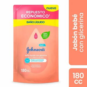 Jabón líquido Johnson Baby con Glicerina Repuesto
