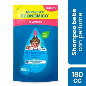 Shampoo Johnson Baby fragancia prolongada Repuesto