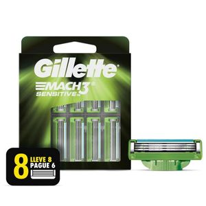 Repuesto Hoja Para Afeitar Gillette Mach 3 Sensitive