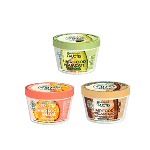 Kit Fructis Garnier Hair Food Alimenta tu Pelo: 3 Mascarillas